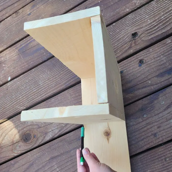 measuring ends for a DIY centerpiece box